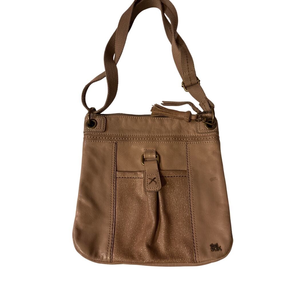 The Sak Mocha Sparkle Kendra Leather
Crossbody Bag